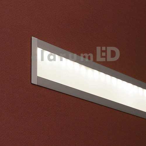 FLAT8 Profilo Bianco da 2 Metri- Profilo LED FLAT8 H/UXProfilo da incasso  liscio per illumina- 23050001- Profile