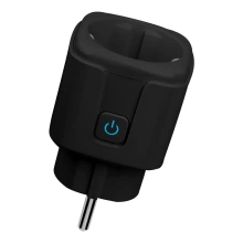 Smart WiFi Plug with Energy Monitoring - Black