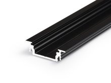 LED profile GROOVE14 EE7F/TY 3000 black anod.