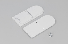 end cap COMBO30-01A-D9 metal white