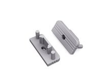 end cap SURFACE10 gen2 with hole silver