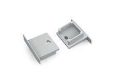 end cap SMART-IN16-BC3 with hole silver