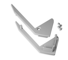 end cap UP-BOLD12 silver