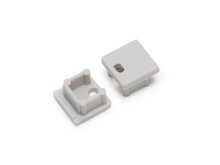 end cap SMART10 with hole grey