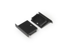 end cap LINEA-IN20 with hole black