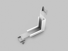 connector VARIO30-07 90deg bent white painted