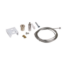 Suspension kit for 3-circuit track, white, Kobi