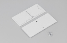 end cap COMBO30-01A-E9 metal white