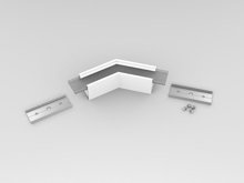 connector LINEA20 135deg white