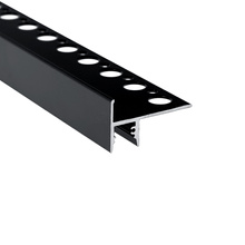 LED profile UP-TILE10 A 2000 anod black painted