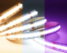 24V zoomLED SMD Strip IP33 16W RGB+CCT FOB 5m