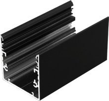LED profile PHIL53 C10 3000 black painted