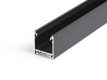 LED profile LINEA20 EE7F/TY 3000 black anod.