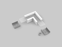 connector LINEA-IN20 90deg white