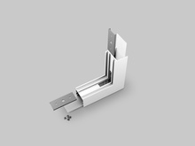 connector VARIO30-02 270deg bent white painted