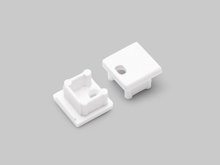 end cap SMART10 with hole white