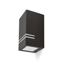 QUAZAR 11 garden wall light 1×GU10, IP44, black