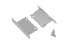 end cap PHIL recessed silver [2pcs]