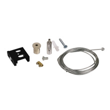 Suspension kit for 3-circuit track, black, Kobi