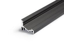 LED profile CORNER10 BC/UX 4050 black anod.