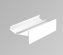 LED profile GLOW12 UP A1C 4050 white painted