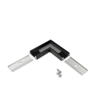connector SURFACE10 90deg black anod.