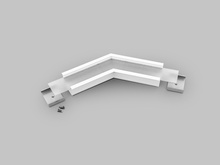 connector VARIO30-07 135deg white painted