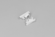 end cap DIAGONAL10 with hole white