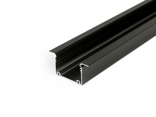 LED profile PHIL recessed C10  4050 black painted