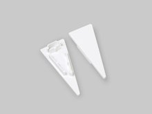 WALLE12 end cap white /2pcs/